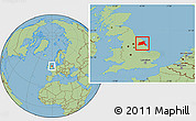 Savanna Style Location Map of East Riding of Yorkshire
