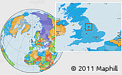 Political Location Map of Leeds