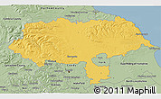 Savanna Style 3D Map of North Yorkshire County