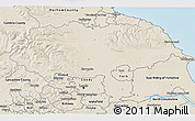 Shaded Relief 3D Map of North Yorkshire County