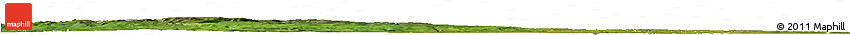 Satellite Horizon Map of Sheffield