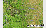 Satellite Map of Sheffield