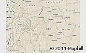 Shaded Relief Map of Sheffield