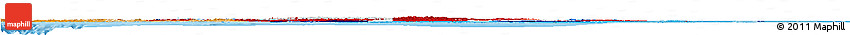 Flag Horizon Map of United Kingdom, political shades outside