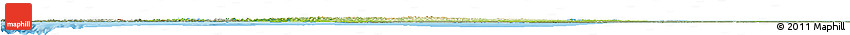 Physical Horizon Map of United Kingdom, semi-desaturated, land only