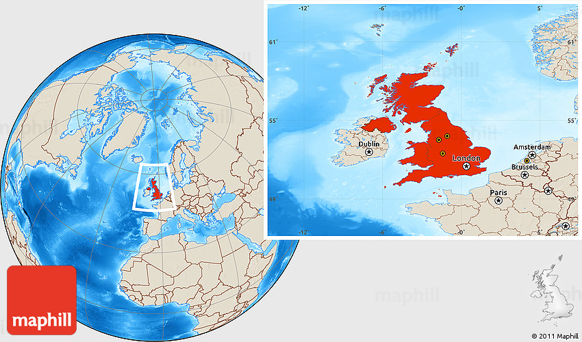 Where Is The Uk Located On A World Map United States Map