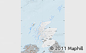 Gray Map of Scotland