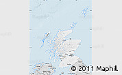 Silver Style Map of Scotland