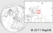 Blank Location Map of City of Dundee