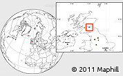 Blank Location Map of City of Edinburgh