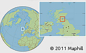 Savanna Style Location Map of City of Edinburgh