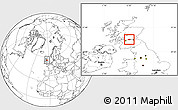 Blank Location Map of Falkirk