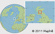 Savanna Style Location Map of Falkirk