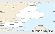 Classic Style Simple Map of Fife
