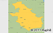 Savanna Style Simple Map of North Lanarkshire