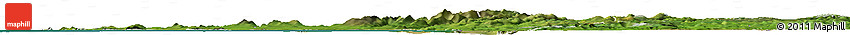 Satellite Horizon Map of Gwynedd