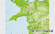 Physical Map of Gwynedd