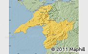 Savanna Style Map of Gwynedd