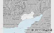 Gray Map of Newport - Casnewydd