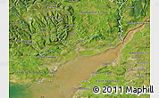 Satellite Map of Newport - Casnewydd