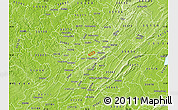 Physical Map of ZIP code 35233