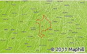 Physical 3D Map of ZIP code 35563
