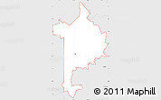 Silver Style Simple Map of ZIP code 35563