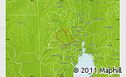 Physical Map of ZIP code 36613
