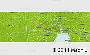 Physical Panoramic Map of ZIP code 36613