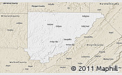 Classic Style 3D Map of Cullman County