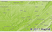 Physical 3D Map of Cullman County