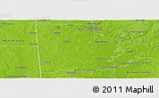 Physical Panoramic Map of Washington County