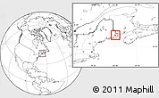 Blank Location Map of ZIP code 00151
