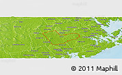 Physical Panoramic Map of ZIP code 00151