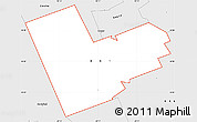 Silver Style Simple Map of ZIP code 00151