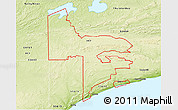 Physical 3D Map of ZIP code 00160