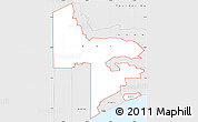 Silver Style Simple Map of ZIP code 00160
