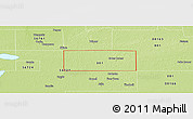 Physical Panoramic Map of ZIP code 00164