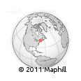 Outline Map of ZIP Code 00184
