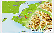 Physical 3D Map of ZIP code 99504