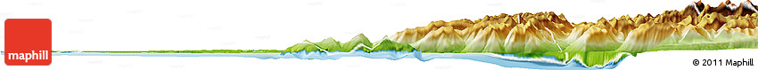 Physical Horizon Map of ZIP Code 99504