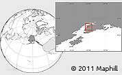 Blank Location Map of ZIP code 99669, highlighted country, highlighted state