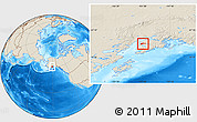 Shaded Relief Location Map of ZIP code 99669