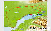 Physical 3D Map of ZIP code 99687