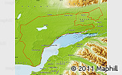 Physical Map of ZIP code 99687