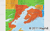 Political Map of Kenai Peninsula Borough