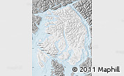 Gray Map of Ketchikan Gateway Borough
