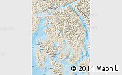 Shaded Relief Map of Ketchikan Gateway Borough