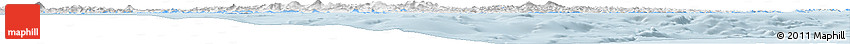 Silver Style Horizon Map of Kodiak Island Borough