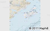 Classic Style Map of Kodiak Island Borough